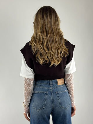 Gilet cropped - 77237F