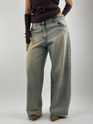 Jeans bella con strass - PLS-Q024