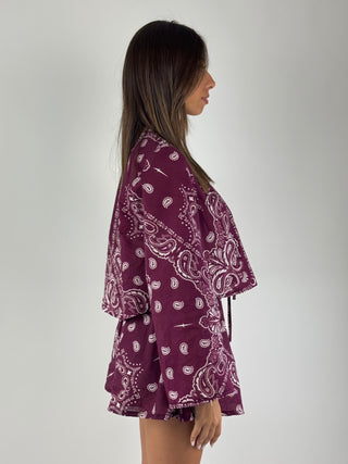 Camicia fantasia bandana - D02N1100