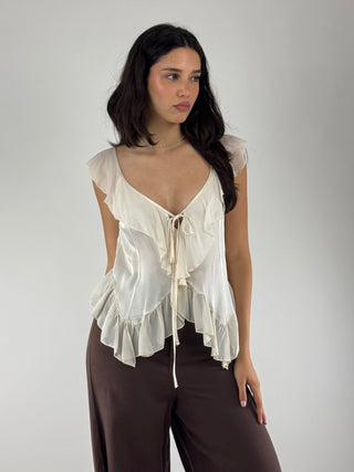 Canotta rouches - R782A025