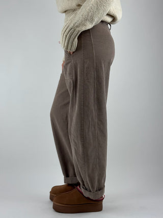 Pantalone stellina velluto - 59054P