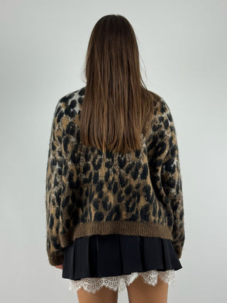 Maglione girocollo maculata - Z38R0598