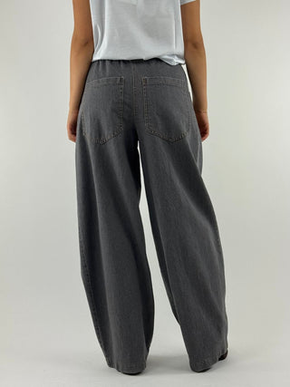 Pantaloni con elastico - P648Y100