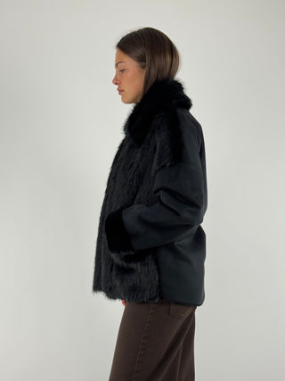 Cappotto ecopelliccia - 224188-25