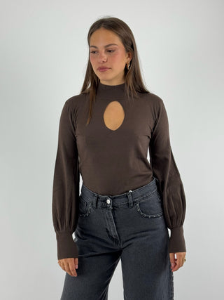 Maglia scollo a goccia - 250911