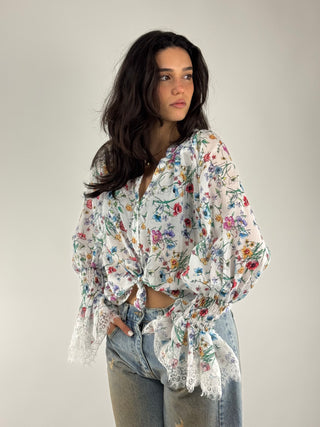 Camicia fiori - S26C989