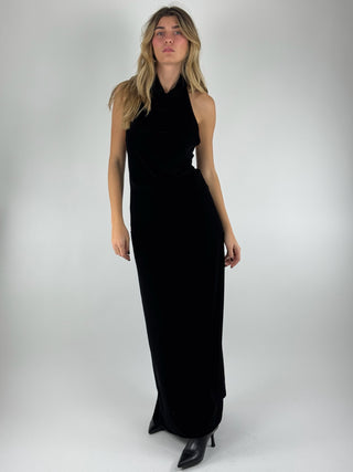 Abito lungo in velluto - TF0969