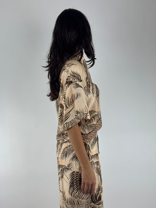 Camicia fantasia foglie - PP402T402F