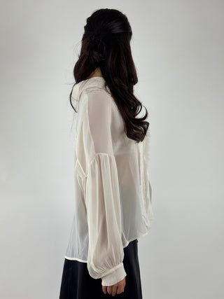 Camicia effetto frange - W03G0006