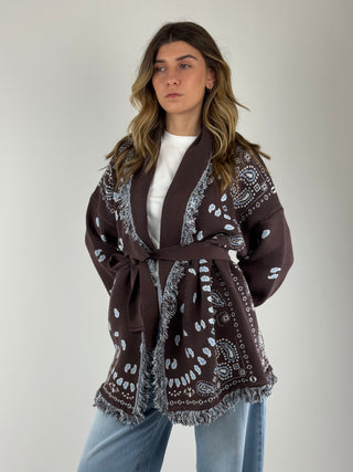 Cardigan Alanui bandana - P6HMG38A414