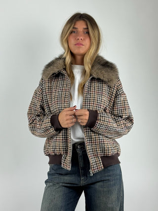 Bomber collo ecopelliccia - 51499