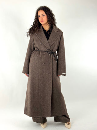 Cappotto lungo doppiopetto - KCT-R019