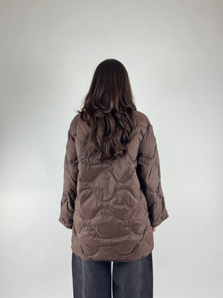 Piumino midi con impunture - KCT-R010