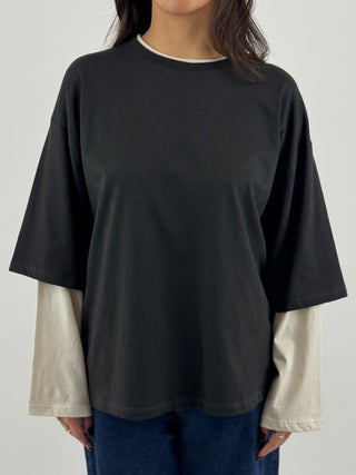 T-shirt over bicolore - UAC0178