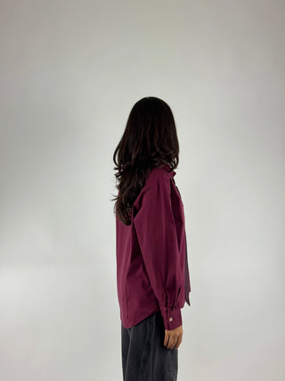Camicia Bordeaux con Cravatta - 40339