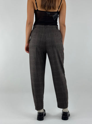 Pantalone sigaretta check - M09036