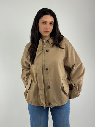 Trench cappuccio - V02V0132