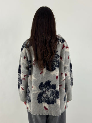 Cardigan fantasie floreali - 5AC5069
