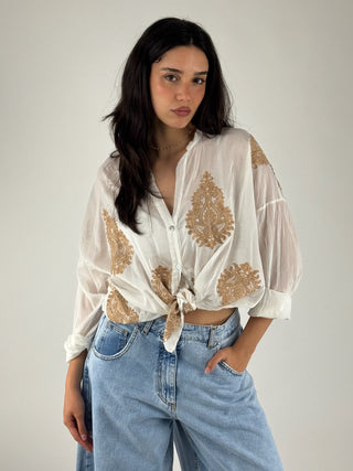 Camicia ricamata - S26C897