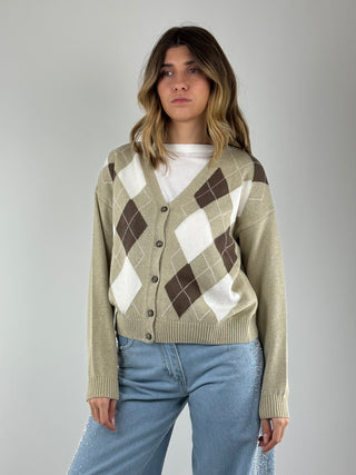 Cardigan rombi - D90106
