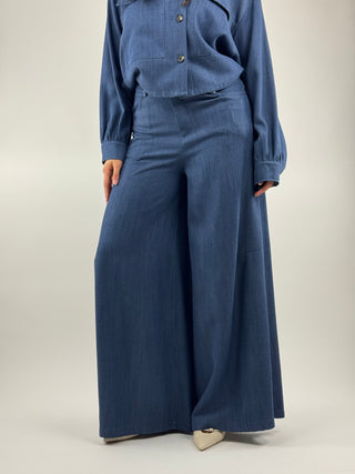 Pantalone palazzo - S12132L