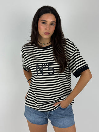 T-shirt righe N 5 - 26M4561