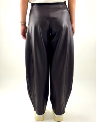 Pantalone stellina in ecopelle - PP431T10