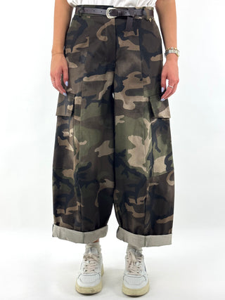 Pantalone cargo camouflage - R03L0588