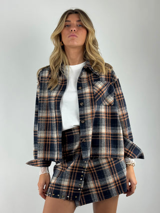 Camicia fantasia a quadri - TF1746