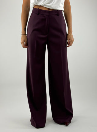 Pantalone vita alta a gamba dritta - 17206/3060