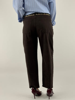 Pantalone con cintura - W25P086