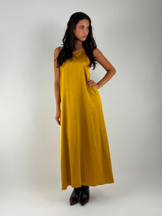 Abito lungo satin - TAB2585