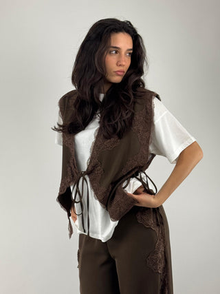 Gilet pizzo - D02E0751
