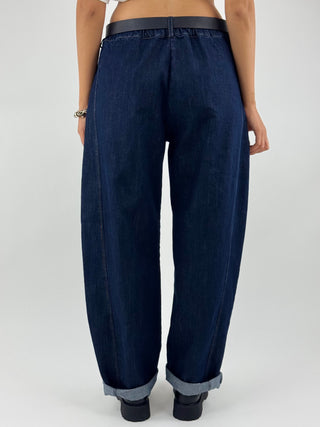 Jeans stellina lavaggio blu - 58300PJ
