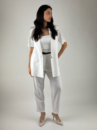 Pantalone morbido con cintura - 102371