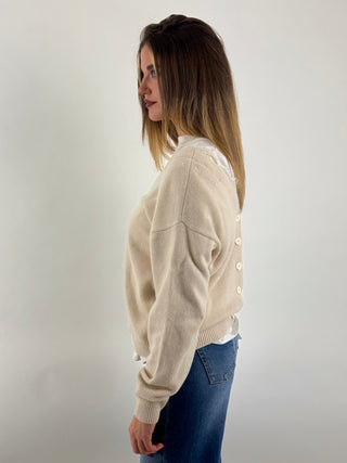 Cardigan doppia chiusura - D82336-APP2