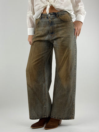 Jeans Amelie spennellato - PGZ-Q118