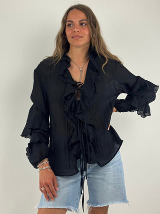 Camicia rouches - CM0763