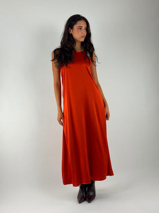 Abito lungo satin - TAB2585