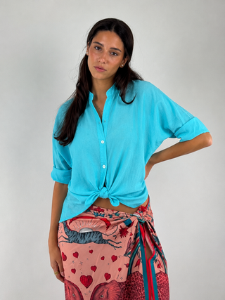 Camicia collo coreano - CWG-Q516