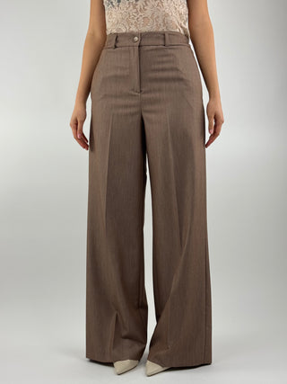 Pantalone palazzo con elastico - 16467/4701FIAM