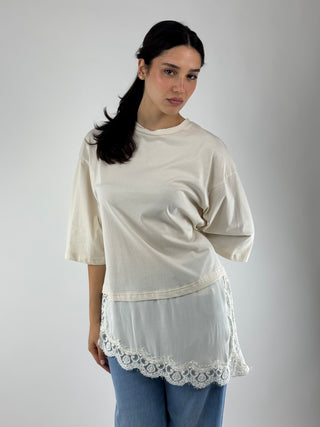 T-shirt pizzo - S26M975