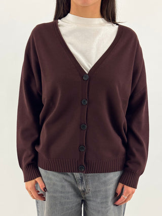 Cardigan scollo a V - 7AC7186
