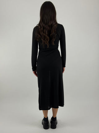Abito lungo con arricciatura - S4333