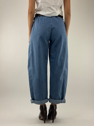 Pantalone stellina effetto jeans - 38302ITACA