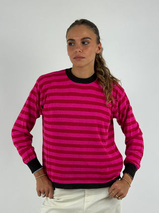 Maglia girocollo righe - MMA-R157