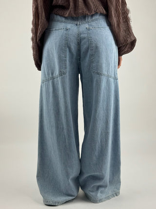Jeans palazzo wide leg - ZOE-733P