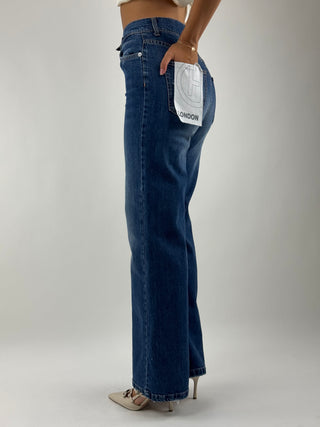 Jeans gamba ampia - PGZ-R053