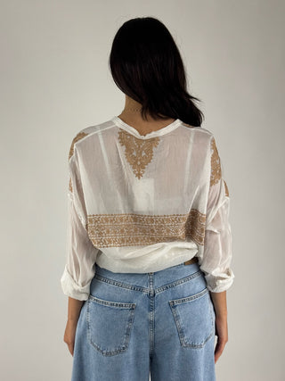 Camicia ricamata - S26C897