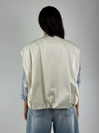 Gilet ricamato - D02E0211